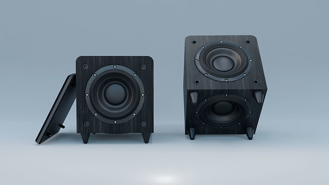 Sunfire SDS8 Subwoofer Low-poly 3D model