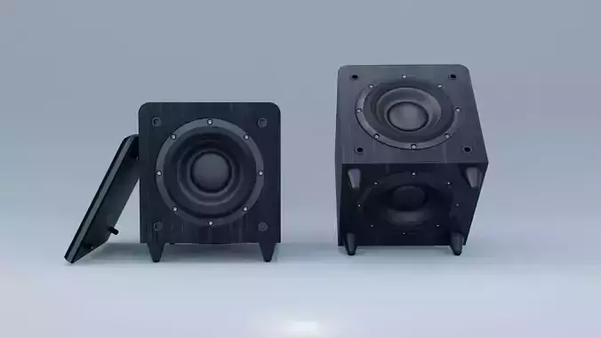 Sunfire SDS8 Subwoofer Low-poly 3D model