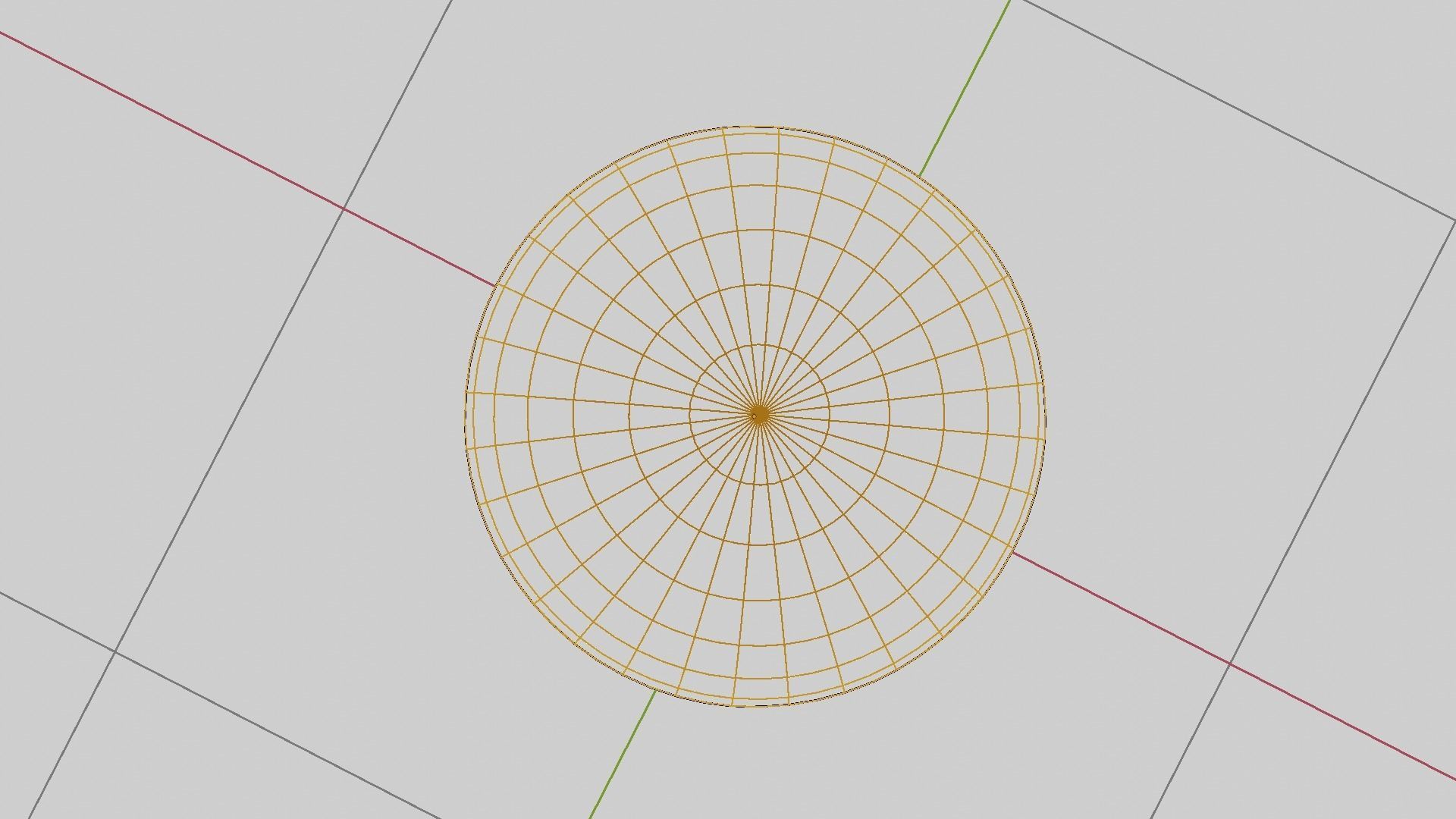 Modern half style sphere wooden and metallic futuristic lamp Low-poly 3D model_7