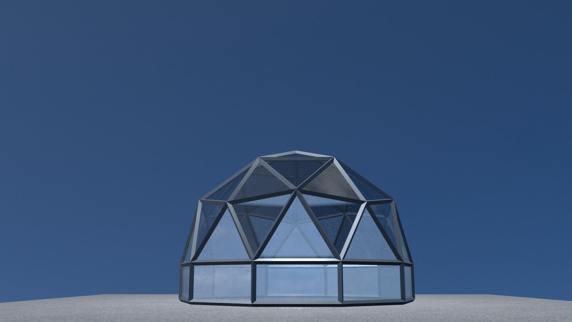 Dome Building 3D model_16