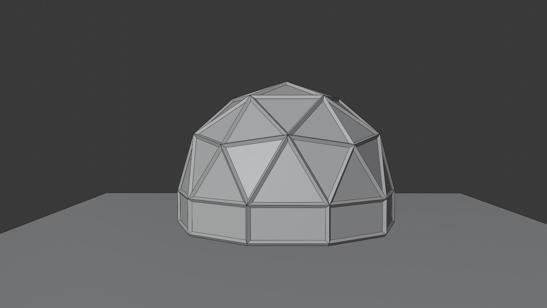 Dome Building 3D model_6