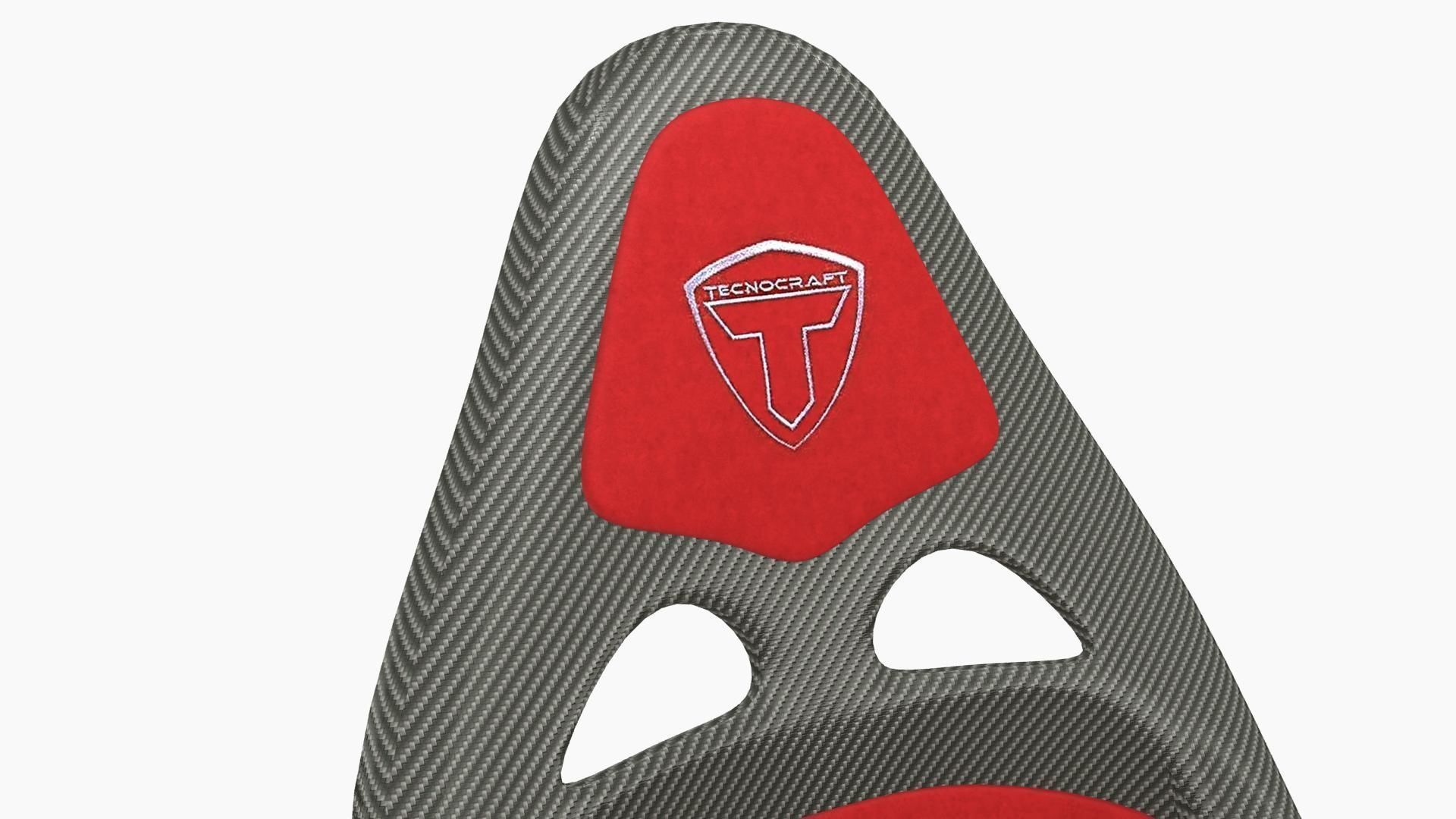 Tecnocraft T2 Carbon Seat With Pads Low-poly 3D model_7