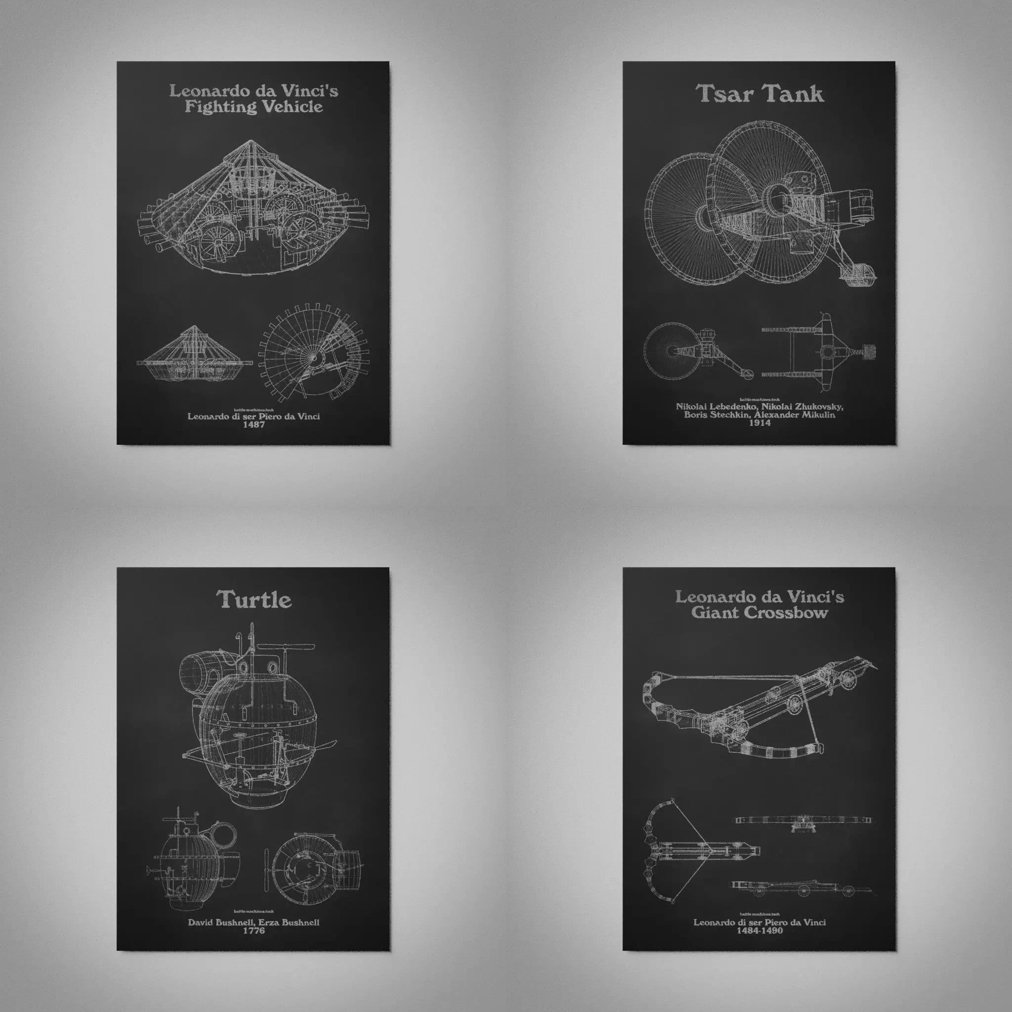 Battle Machines - Wall Pictures - Blackboard - Collection 1 _0