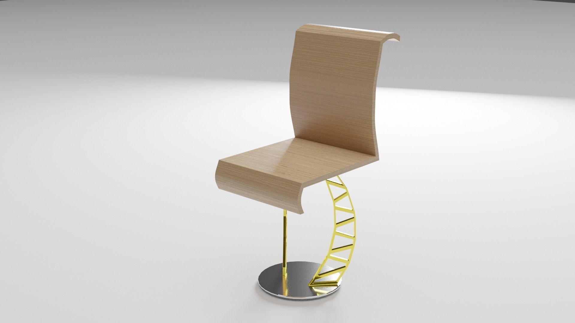 chair-A 01 Free low-poly 3D model_9