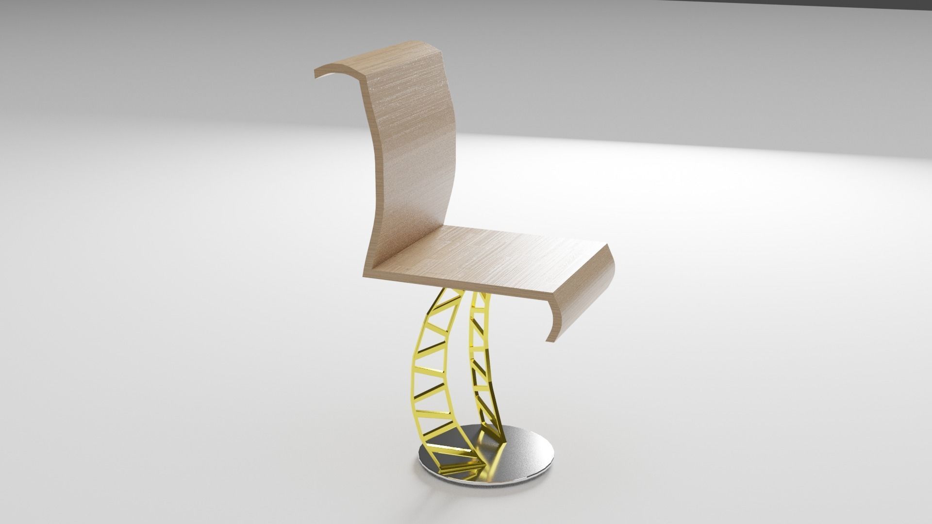 chair-A 01 Free low-poly 3D model_3