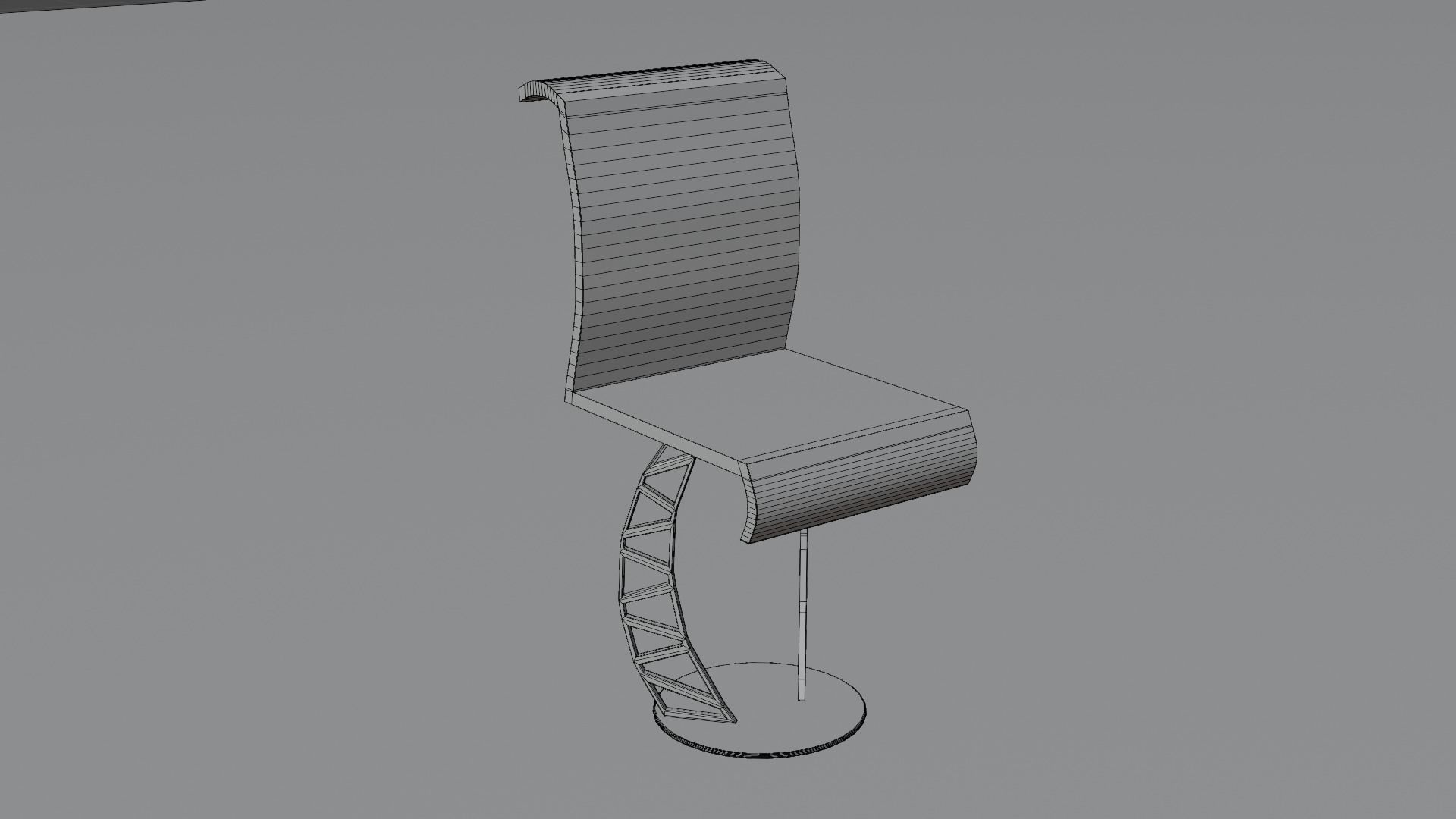 chair-A 01 Free low-poly 3D model_2
