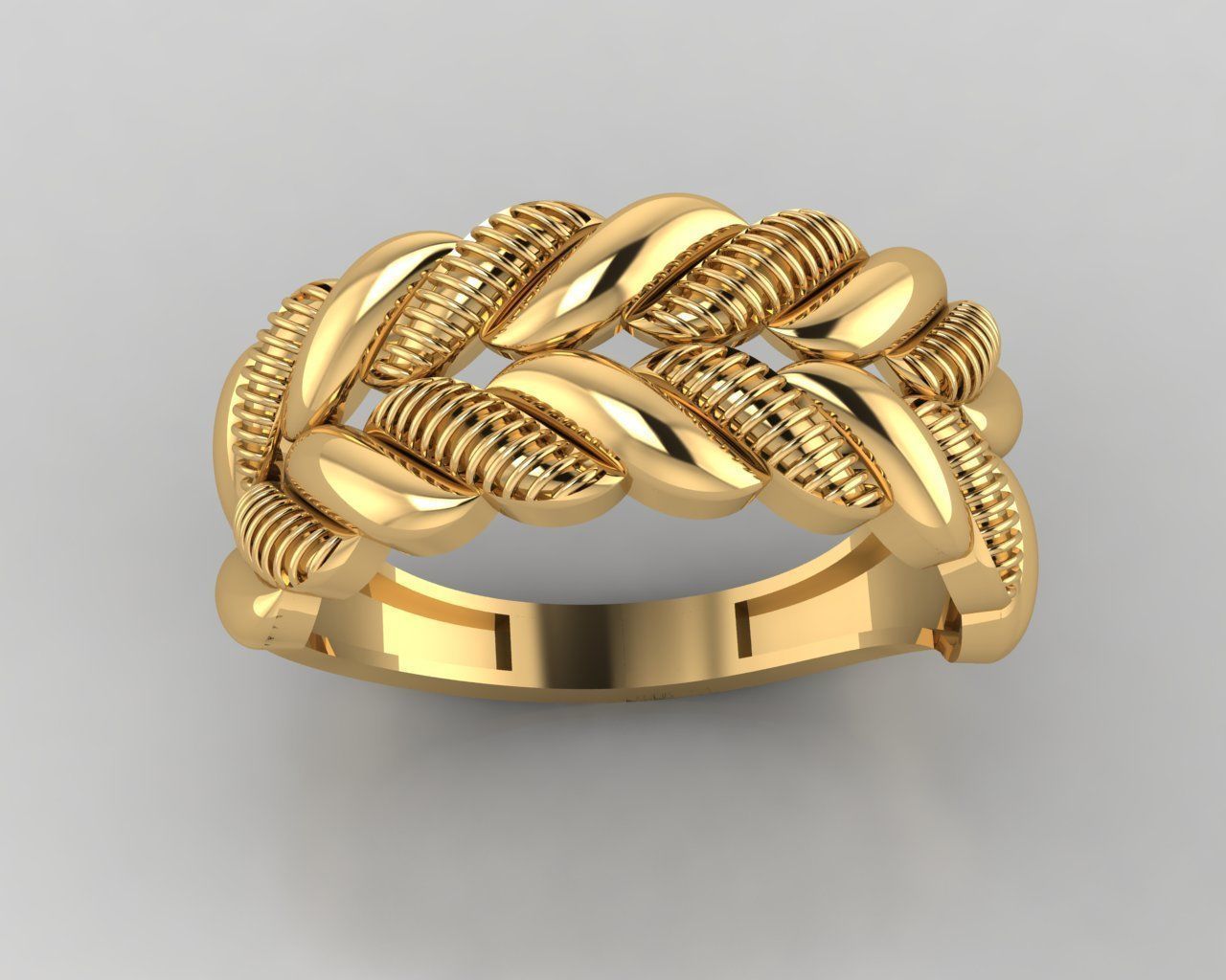 Woman Rings 3D print model_3