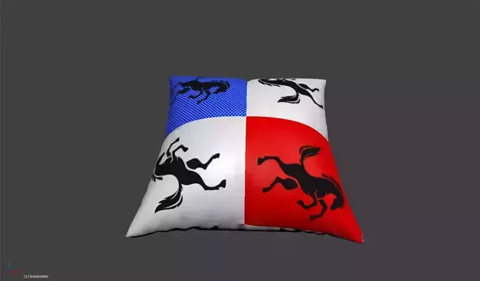 Pillow Horse-Low Poly