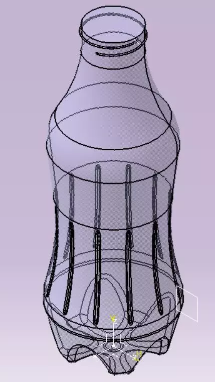Cocacola bottle practice Free 3D model_0