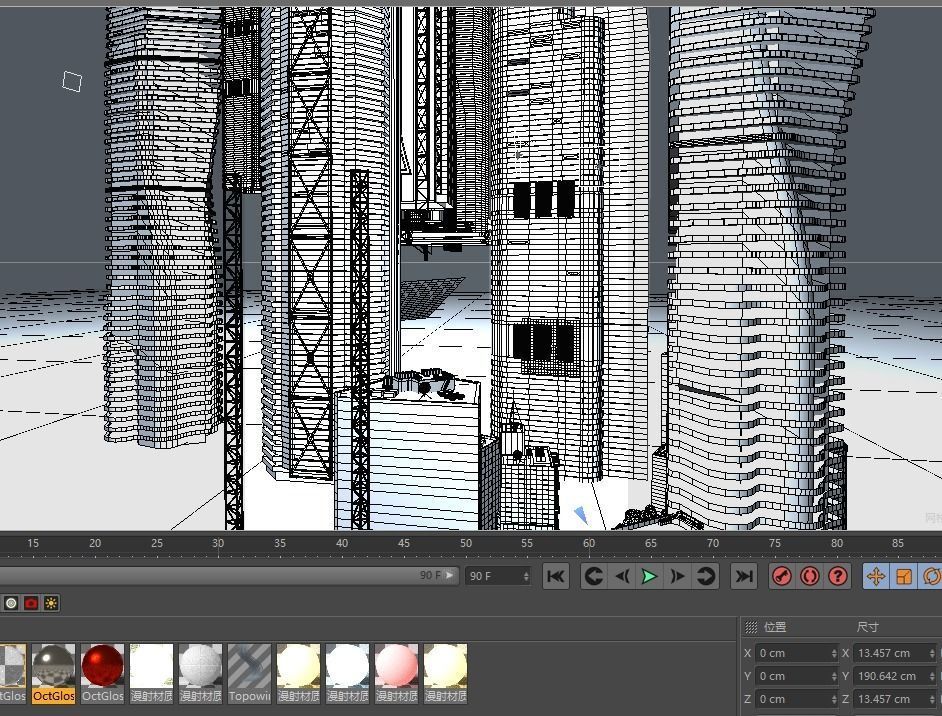 Countdown poster Mechanical style Digital poster 3D model_6