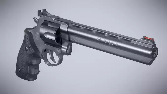 44 Magnum Classic - Game Ready Low-poly 3D model