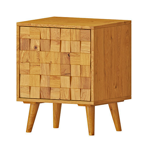  ZARA WOODEN BEDSIDE TABLE 3D model