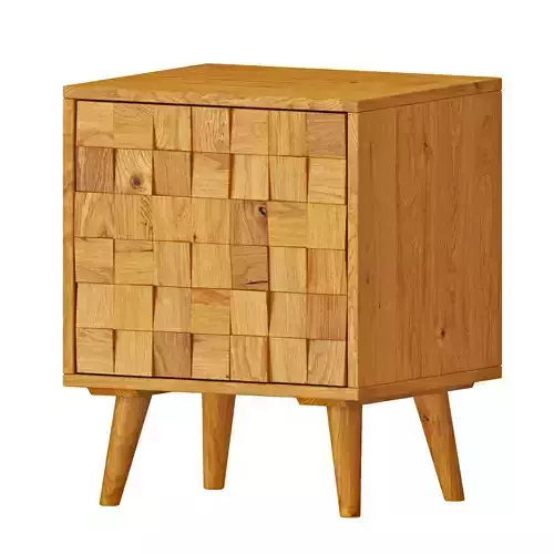  ZARA WOODEN BEDSIDE TABLE 3D model