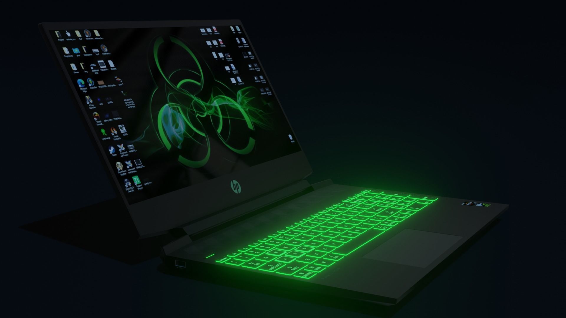 HP Pavilion 15 Gaming 3D model_4