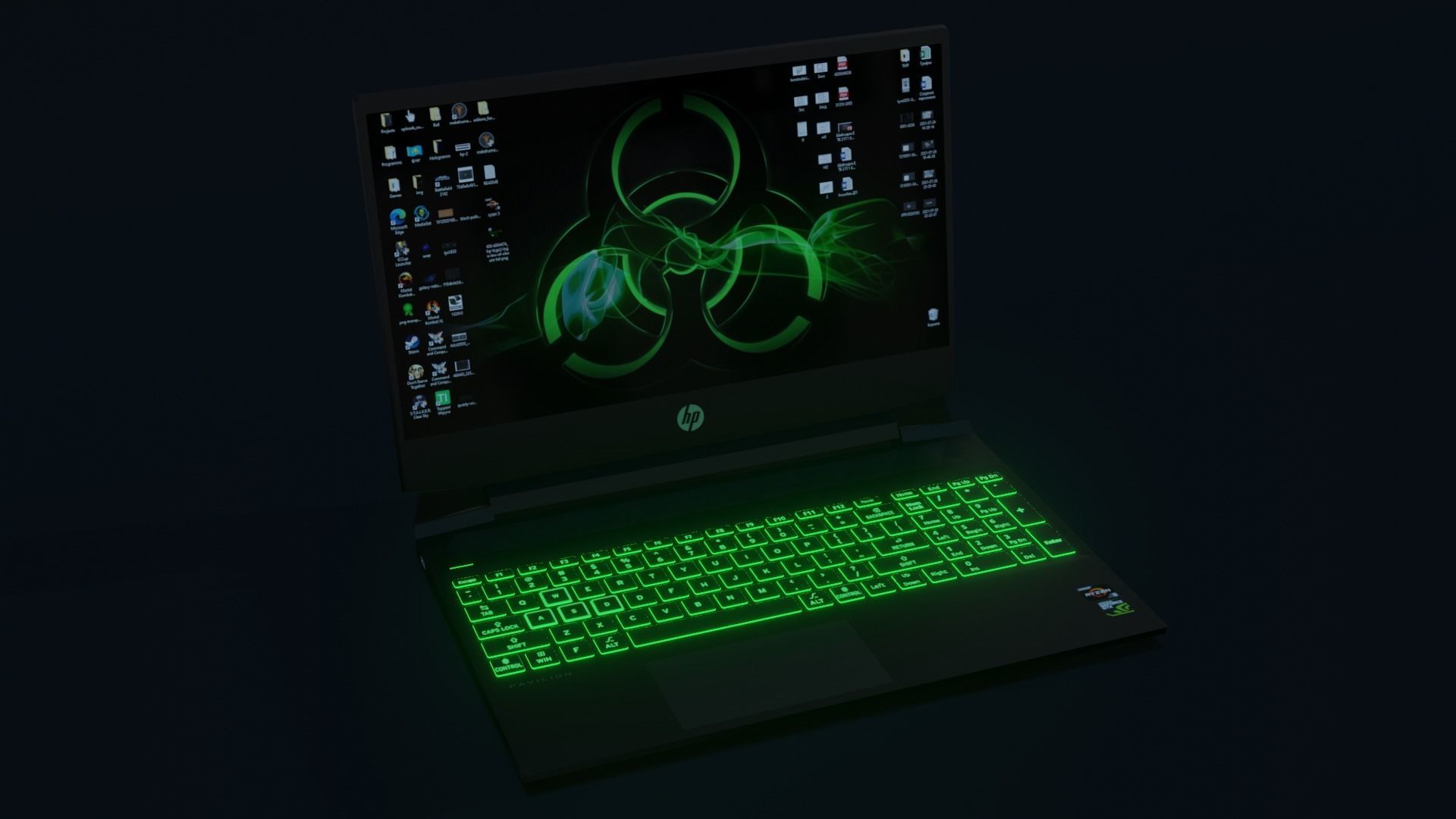 HP Pavilion 15 Gaming 3D model_5