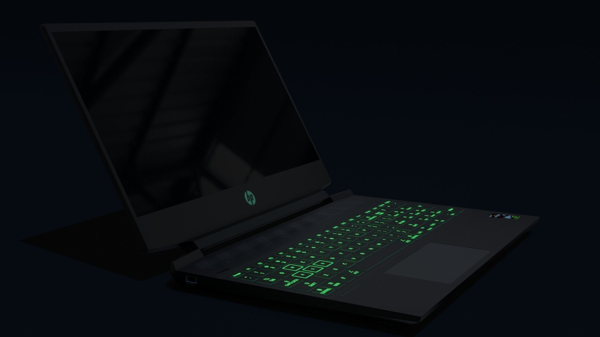 HP Pavilion 15 Gaming 3D model_3
