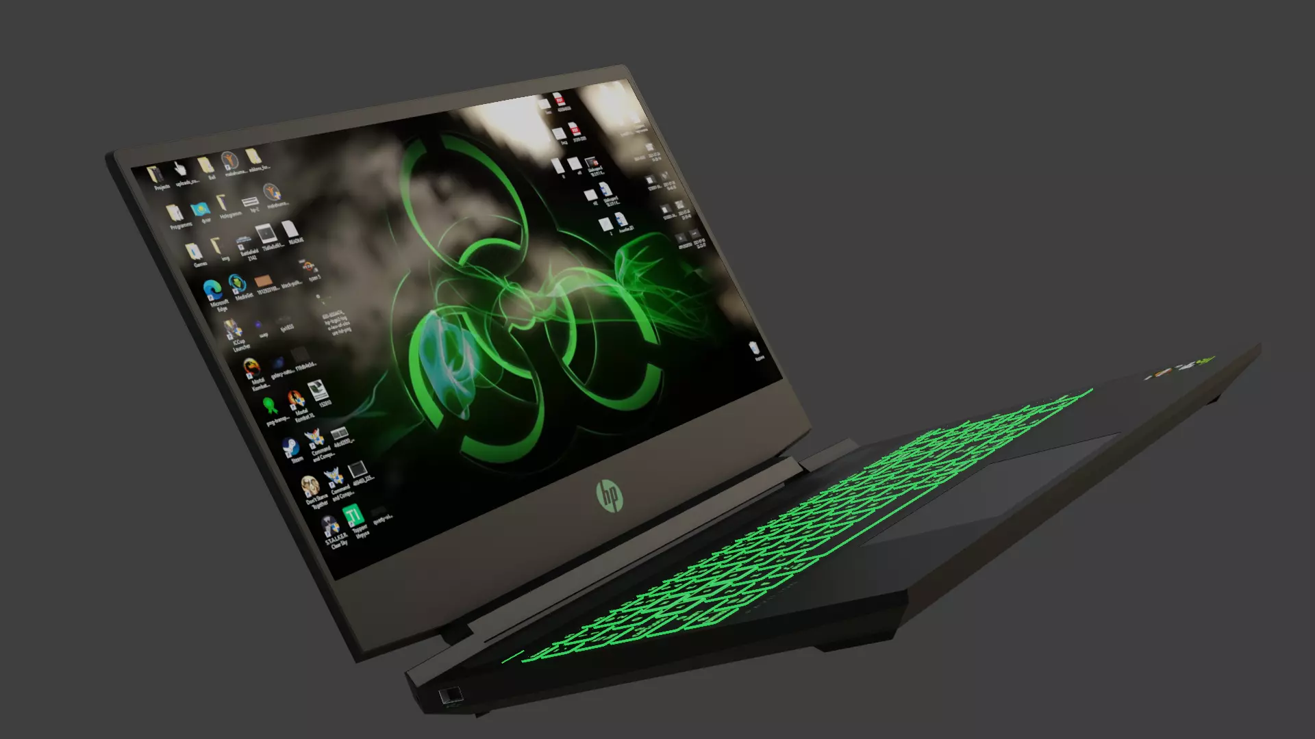 HP Pavilion 15 Gaming 3D model_0