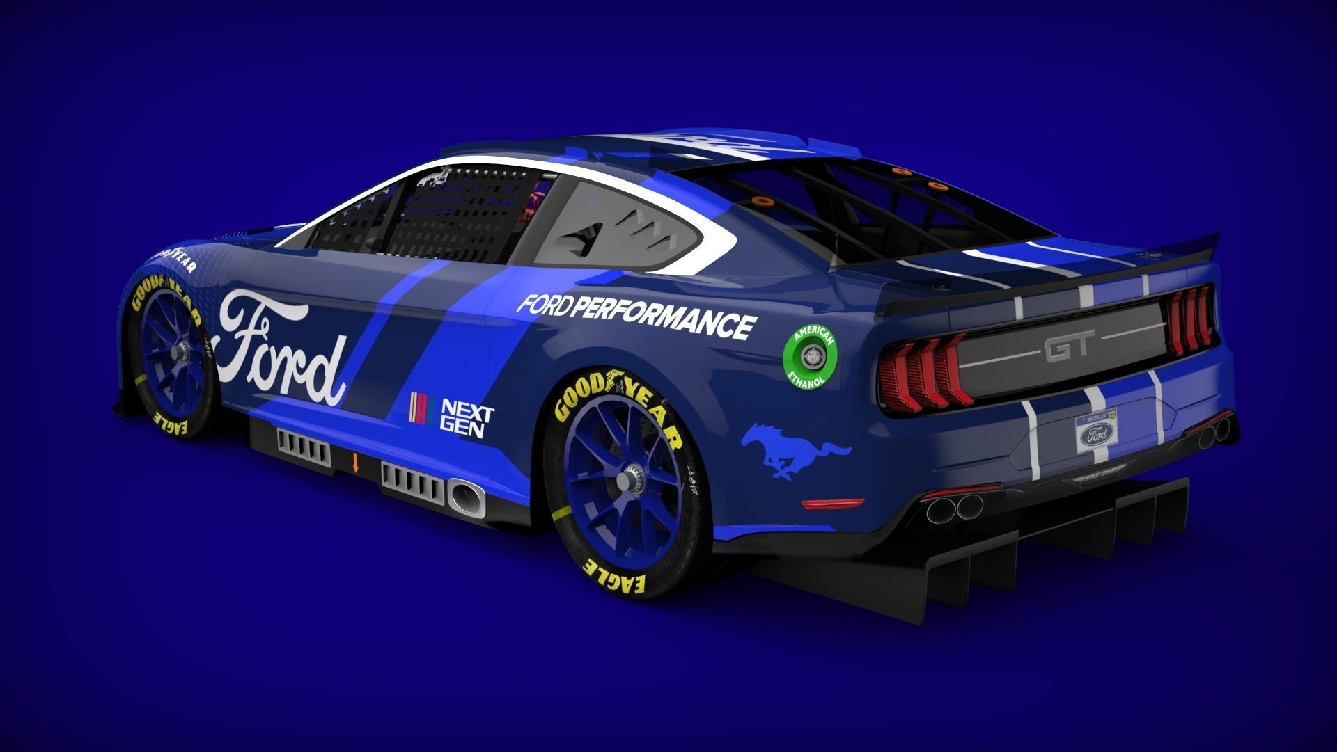 Nascar 2022 Car Pack 3D Model Collection_4