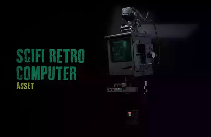 Scifi Retro Computer Asset