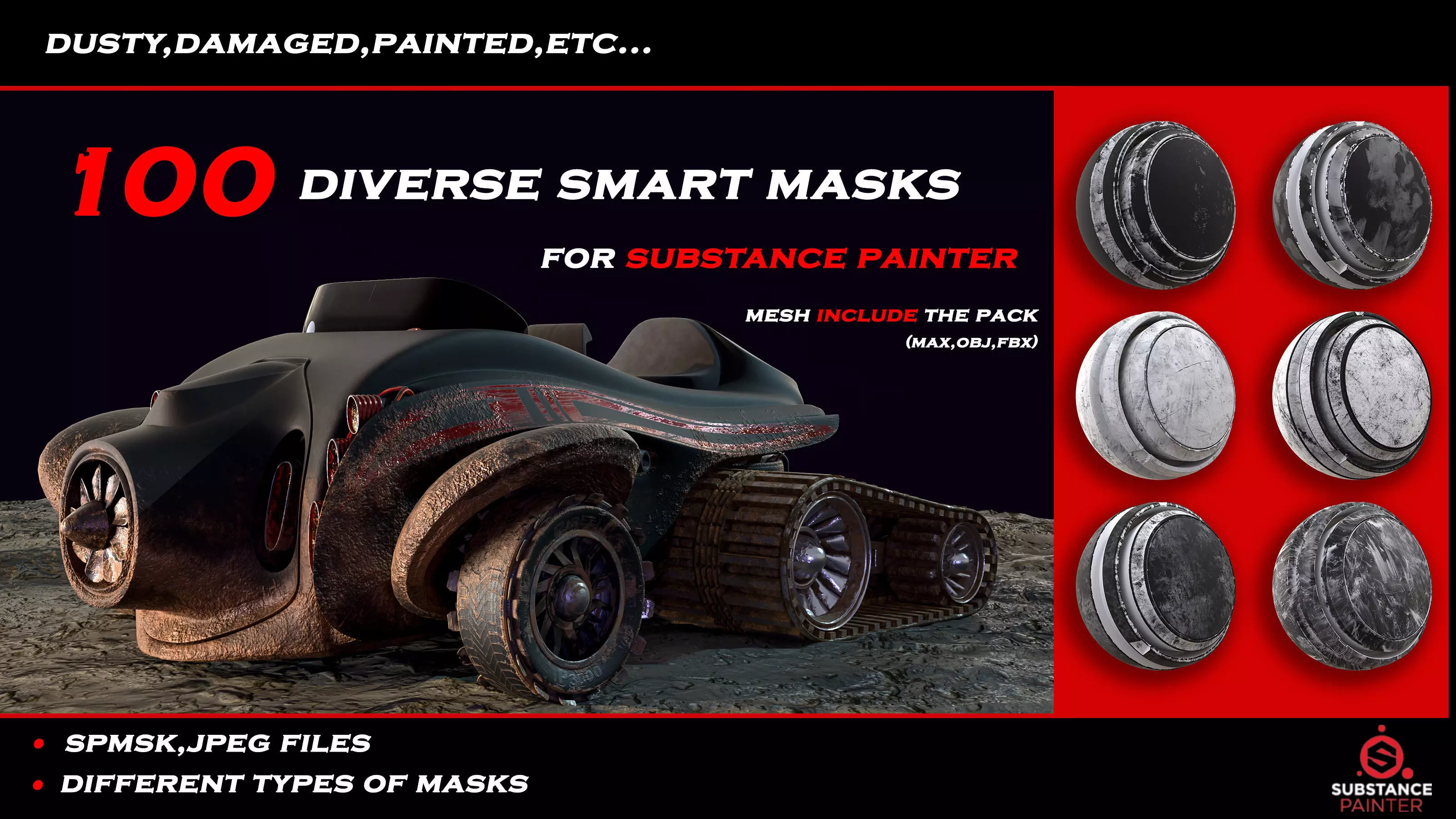 100 diverse smart masks for substance painter Texture_0