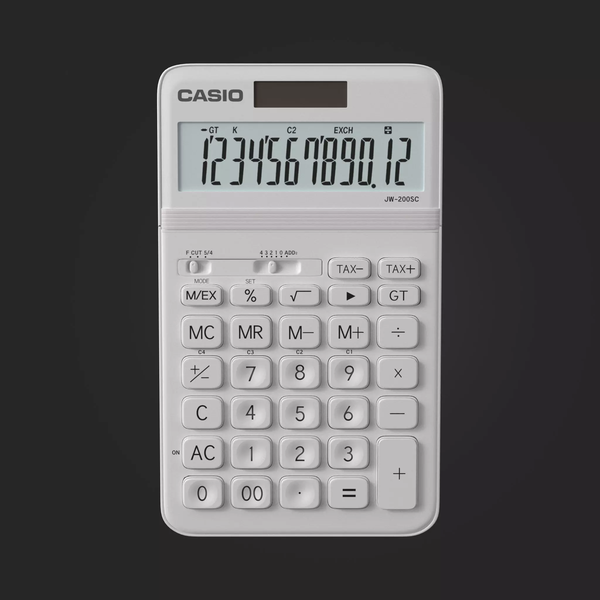 CASIO CALCULATOR JW 200SC  3D model_0