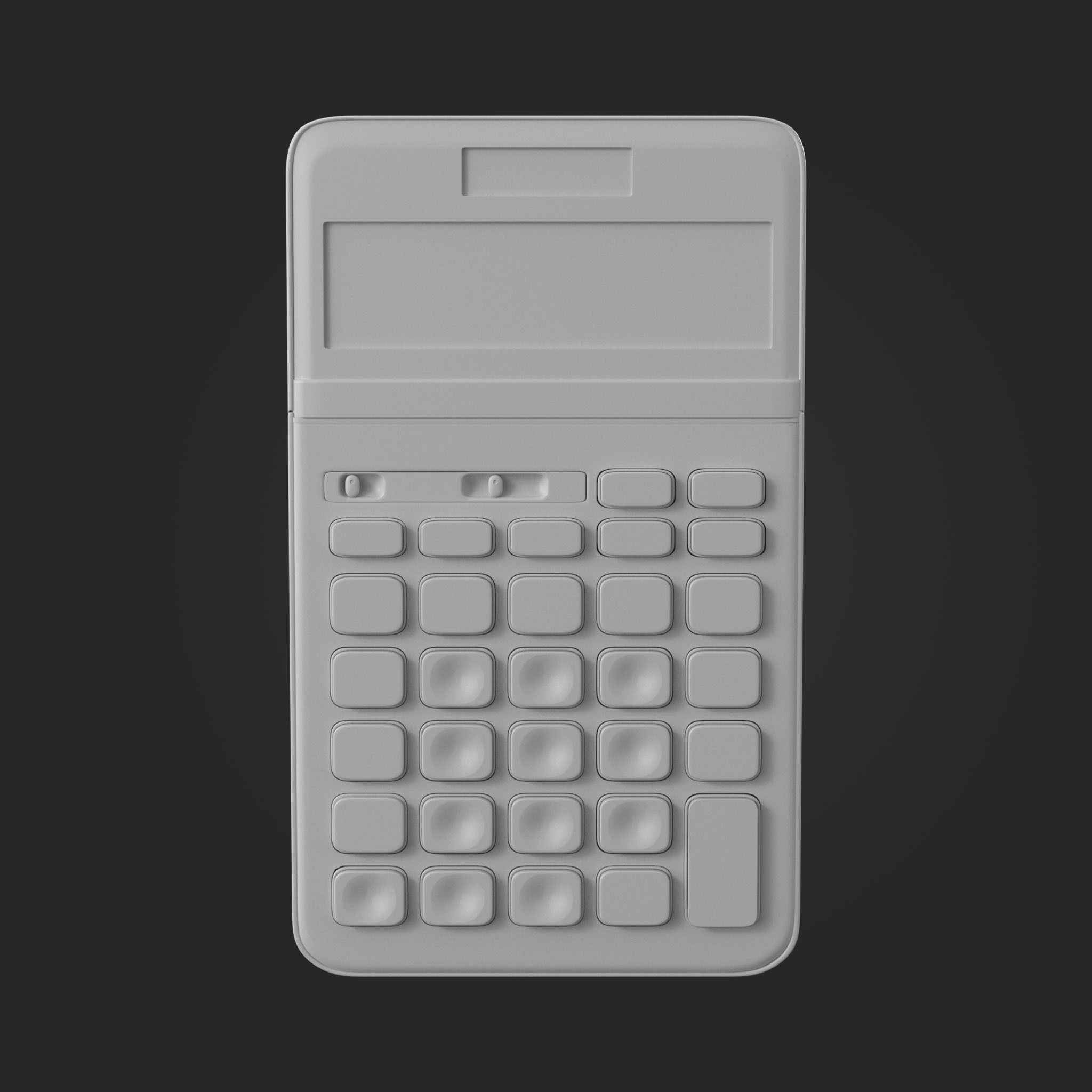 CASIO CALCULATOR JW 200SC  3D model_6