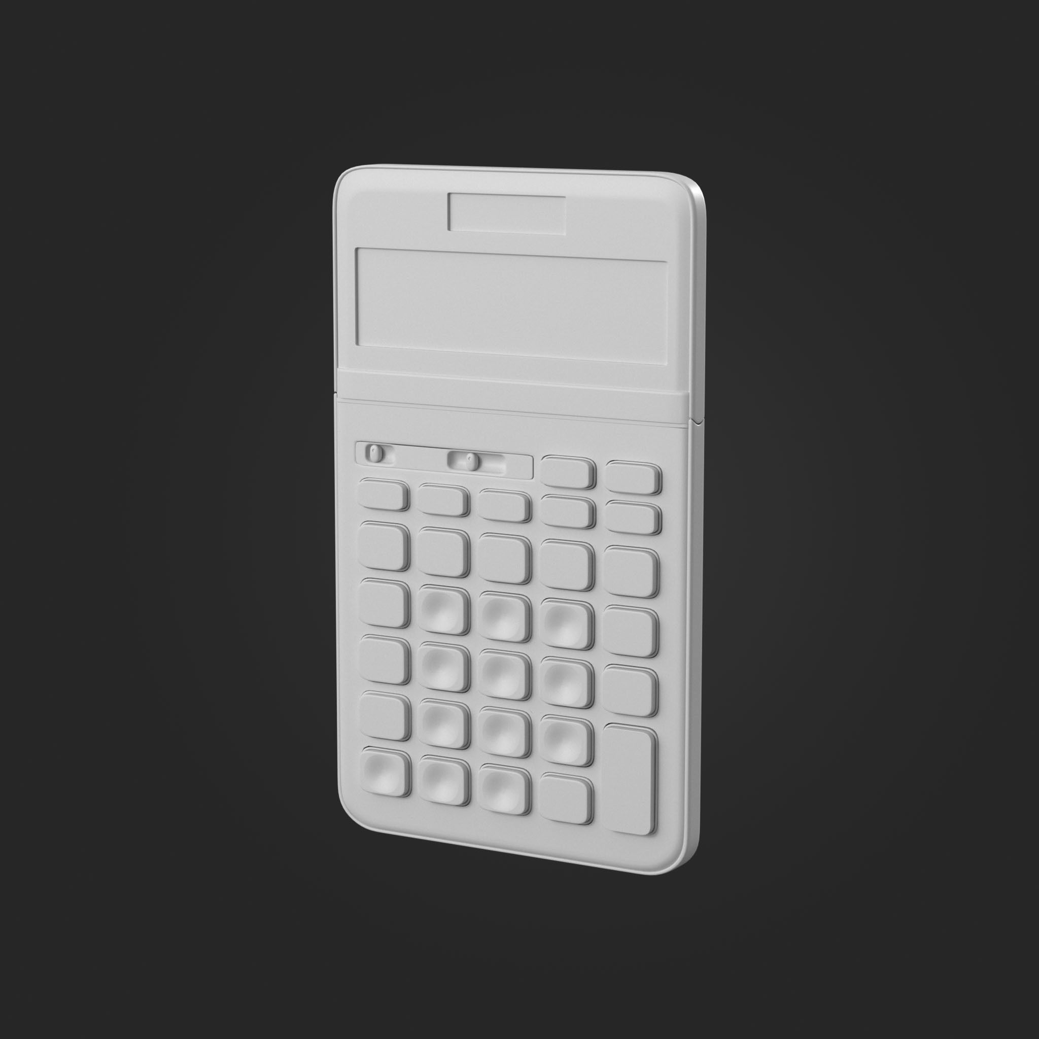 CASIO CALCULATOR JW 200SC  3D model_7