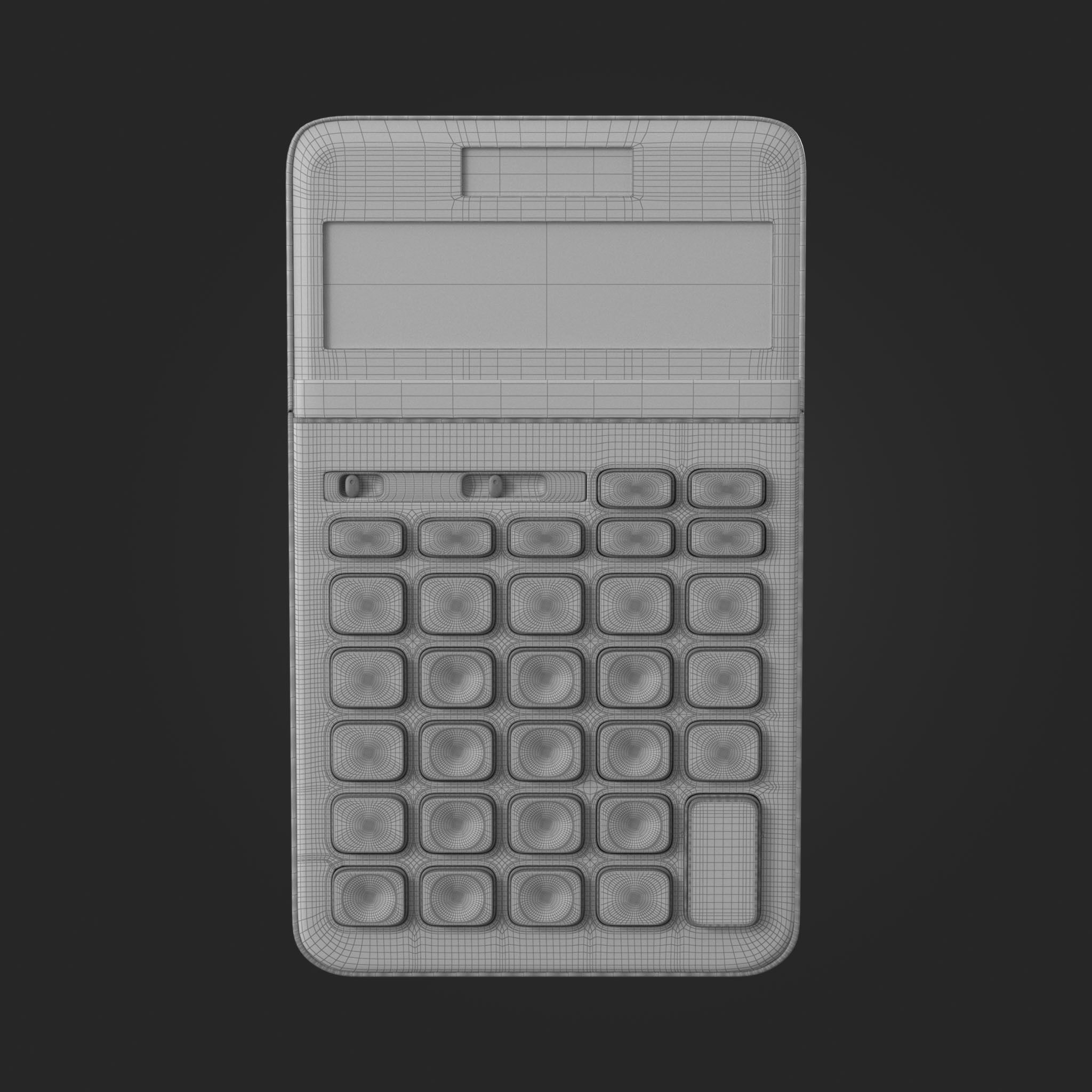 CASIO CALCULATOR JW 200SC  3D model_8