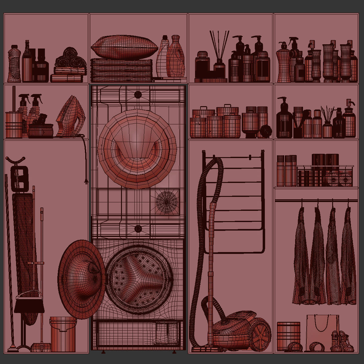 laundry room 3D model_6