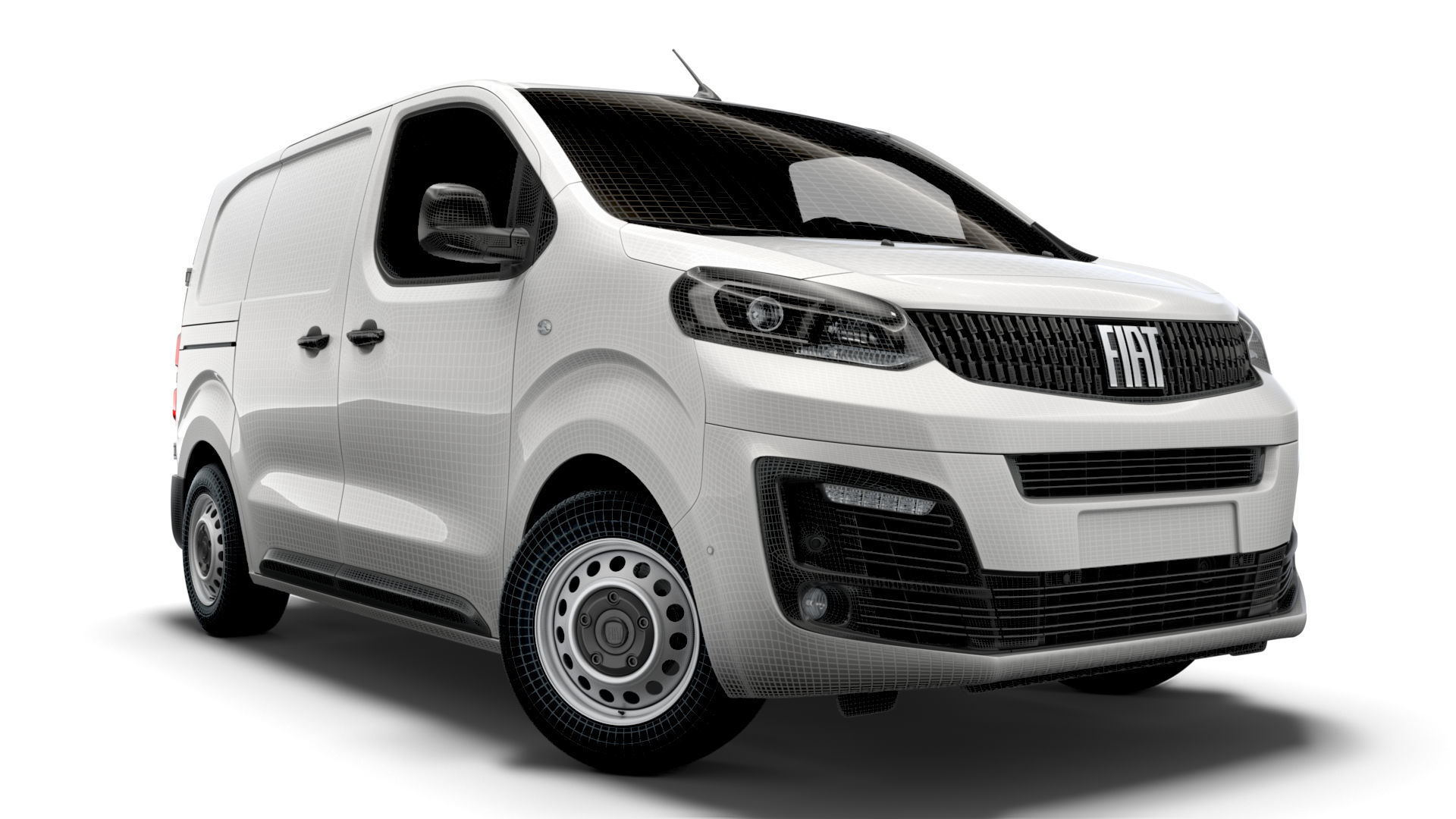 Fiat E Scudo L1 2022 3D model_11