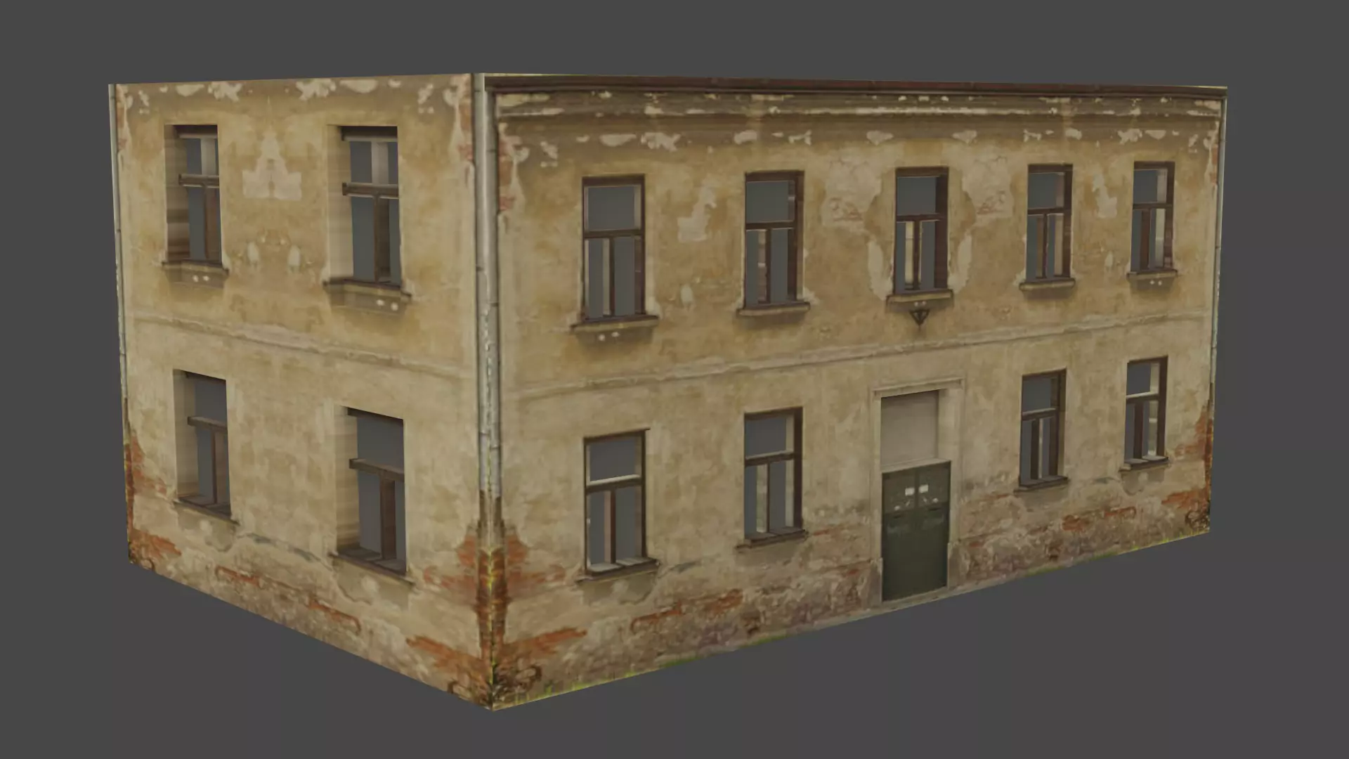 Old house Low-poly 3D model