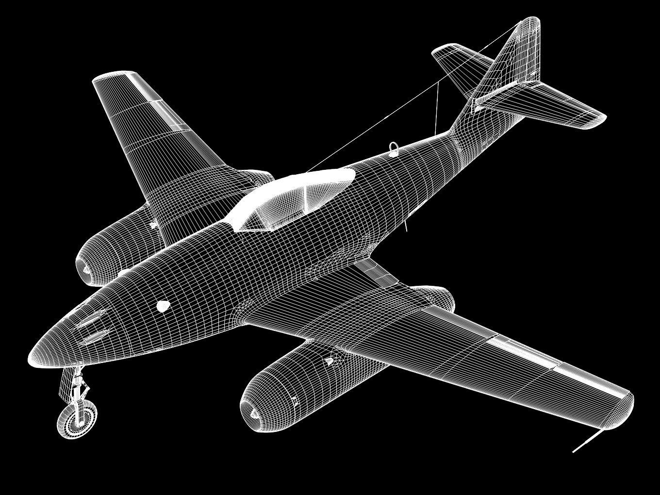 Messerschmitt Me 262 A-1a 3D model_13