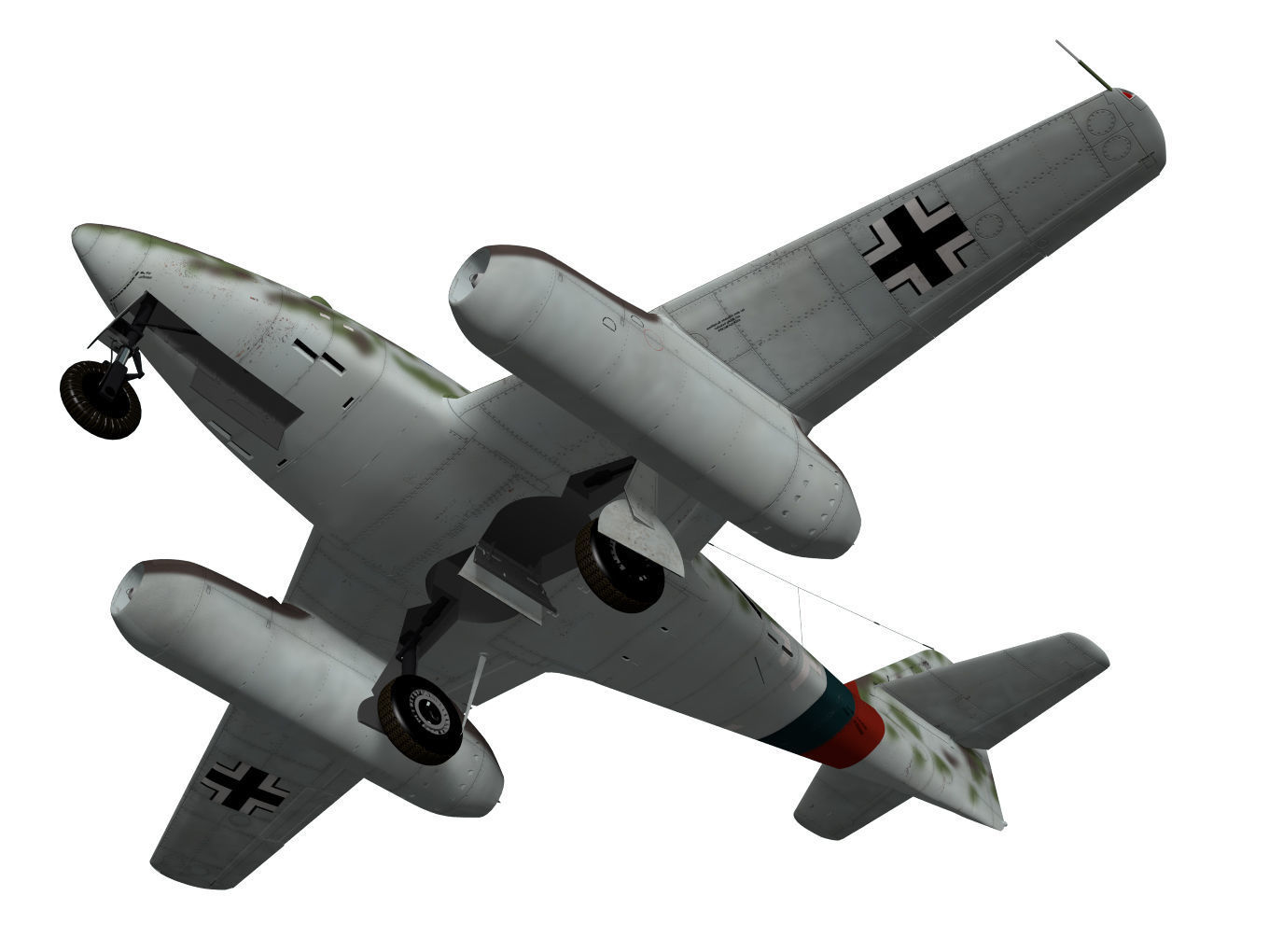 Messerschmitt Me 262 A-1a 3D model_4