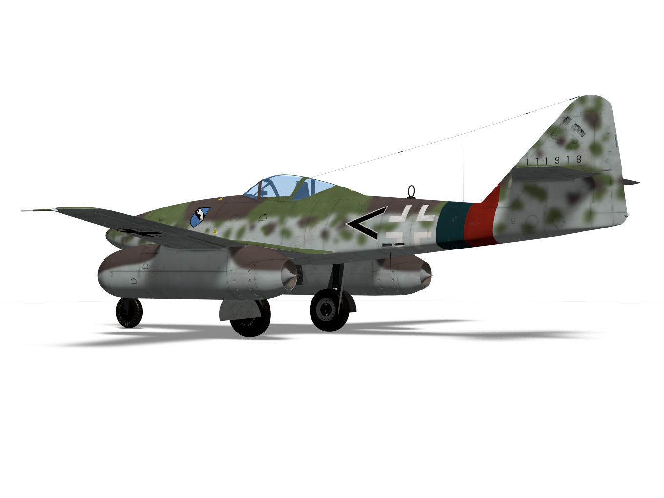 Messerschmitt Me 262 A-1a 3D model_3