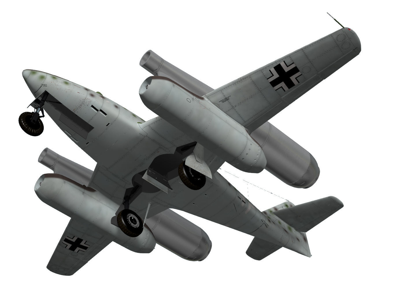 Messerschmitt Me 262 A-1a Lorin 3D model_4