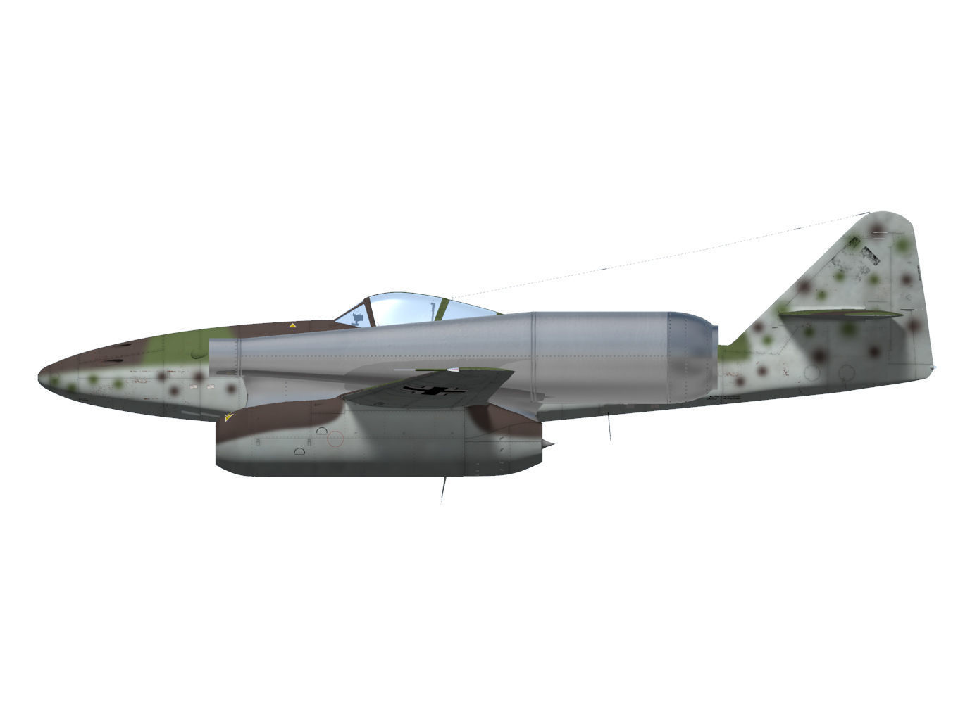 Messerschmitt Me 262 A-1a Lorin 3D model_8