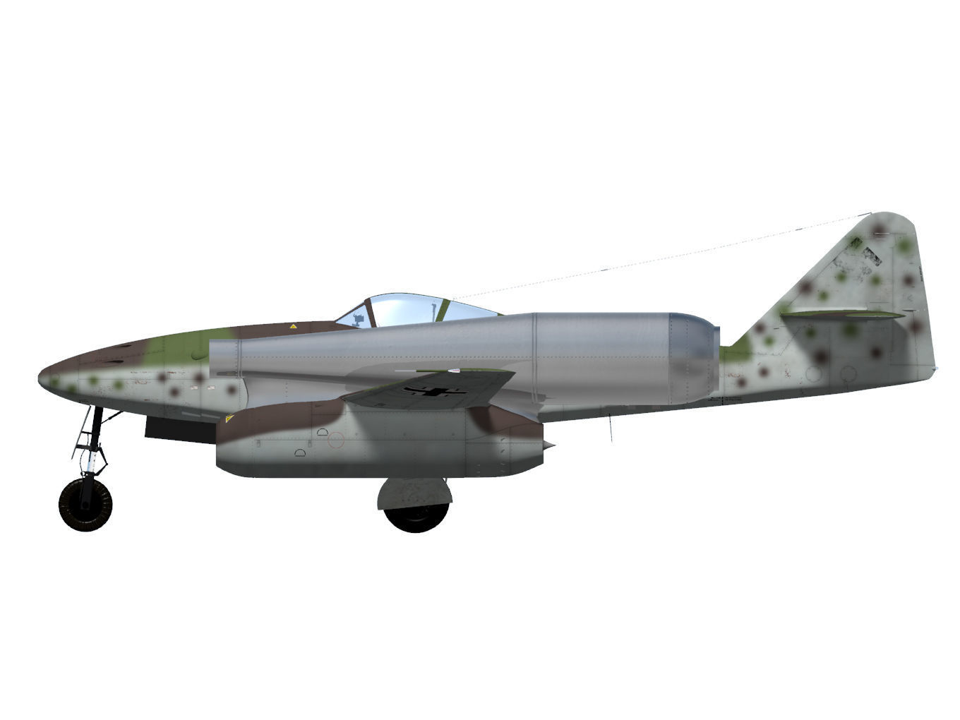 Messerschmitt Me 262 A-1a Lorin 3D model_9