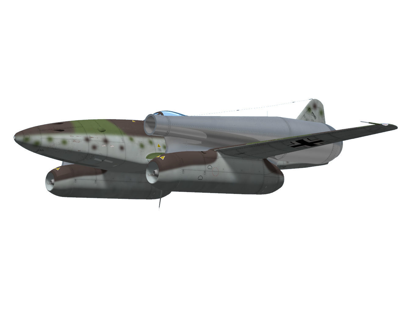 Messerschmitt Me 262 A-1a Lorin 3D model_5