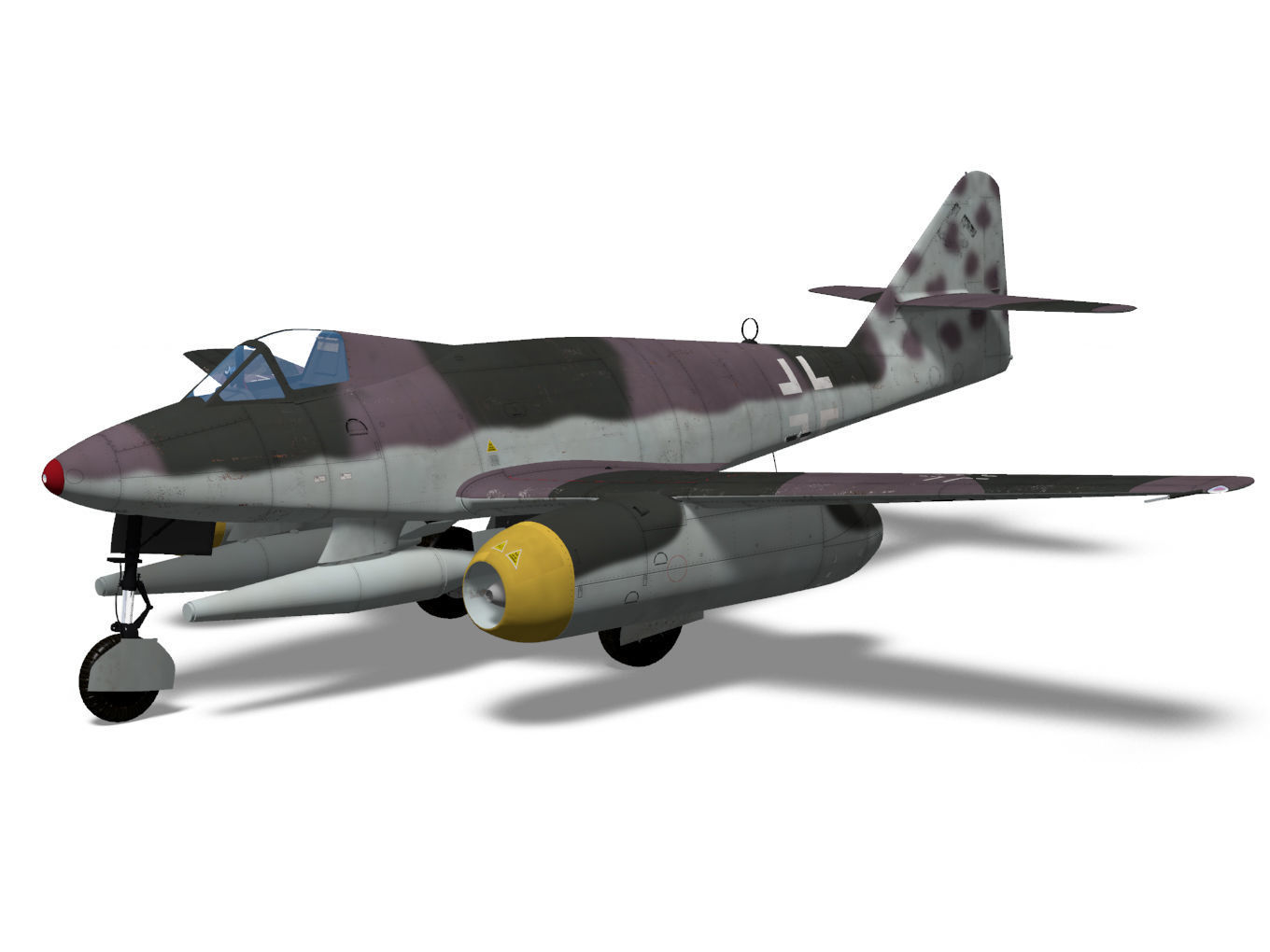 Messerschmitt Me 262 Schnellbomber 1a 3D model_1