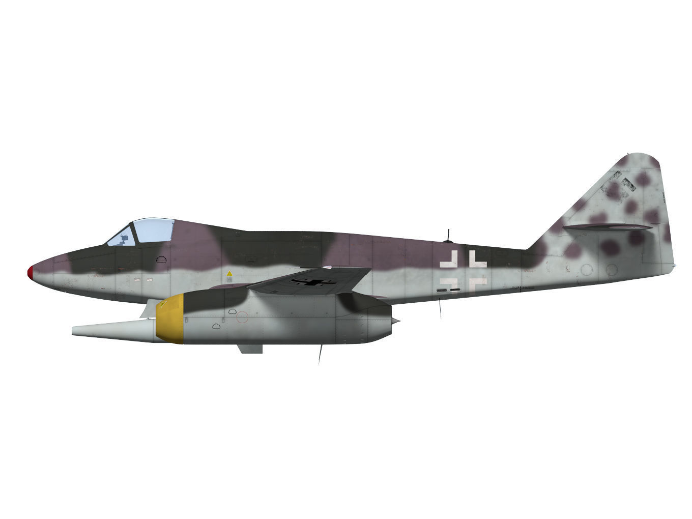 Messerschmitt Me 262 Schnellbomber 1a 3D model_7