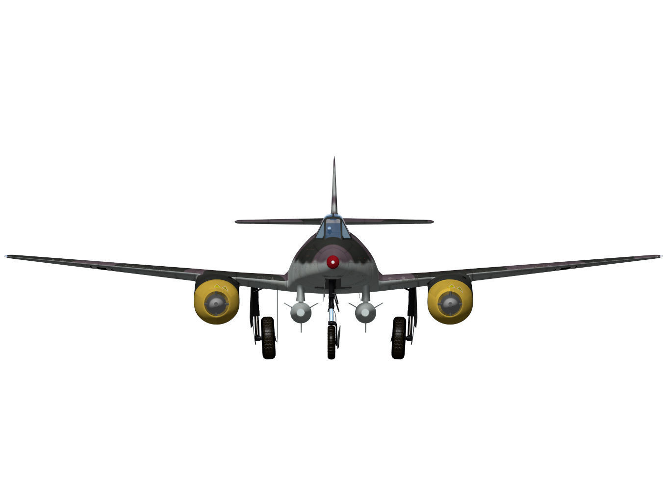 Messerschmitt Me 262 Schnellbomber 1a 3D model_9