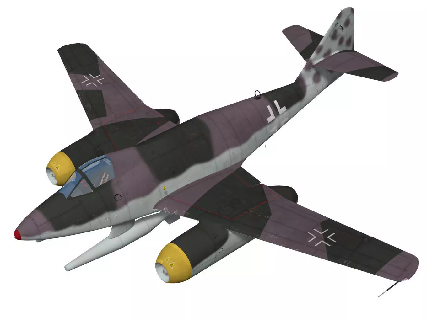 Messerschmitt Me 262 Schnellbomber 1a 3D model_0