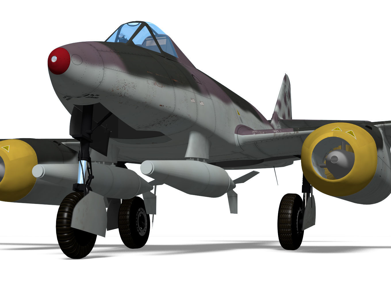Messerschmitt Me 262 Schnellbomber 1a 3D model_6