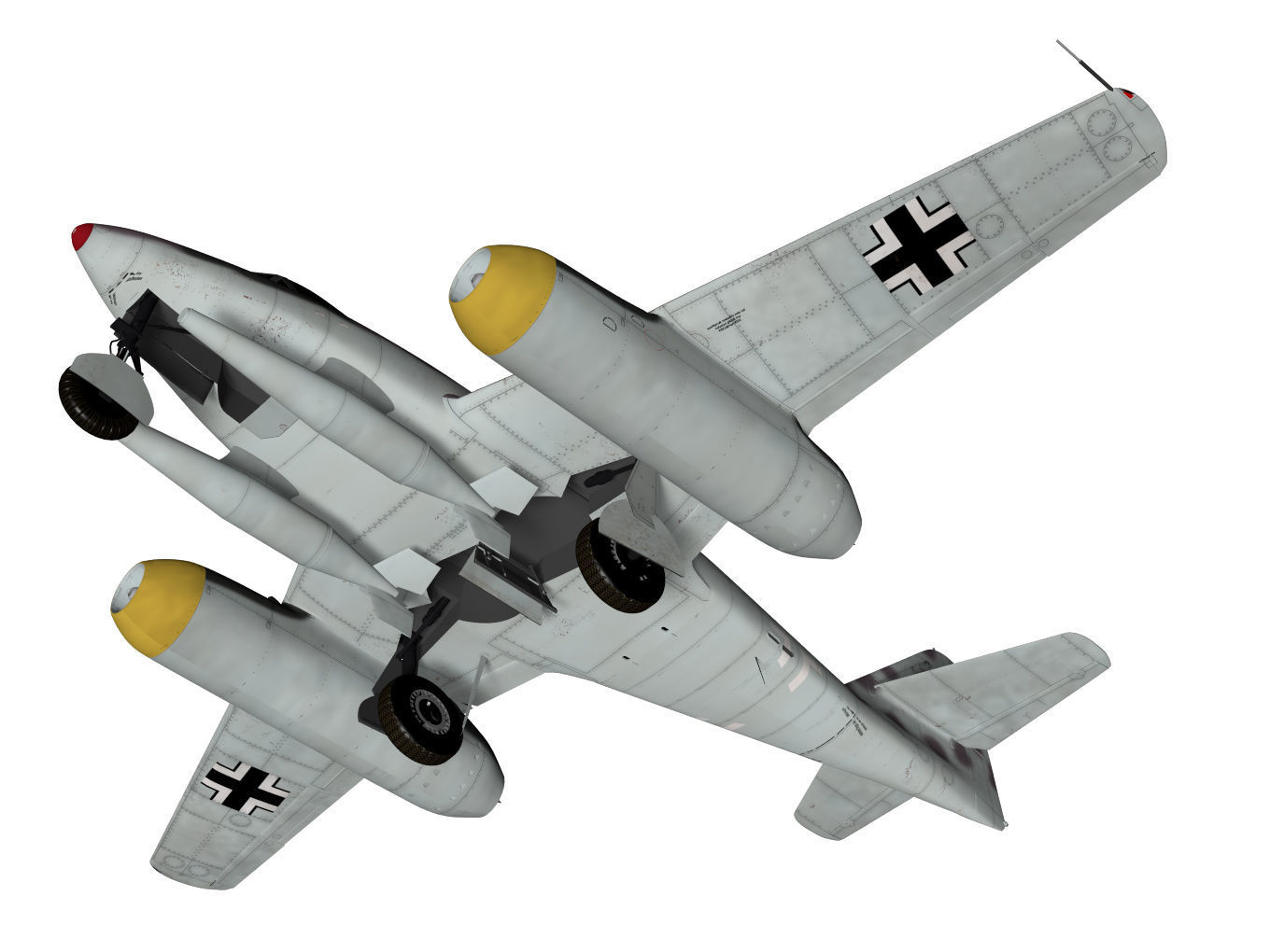Messerschmitt Me 262 Schnellbomber 1a 3D model_4