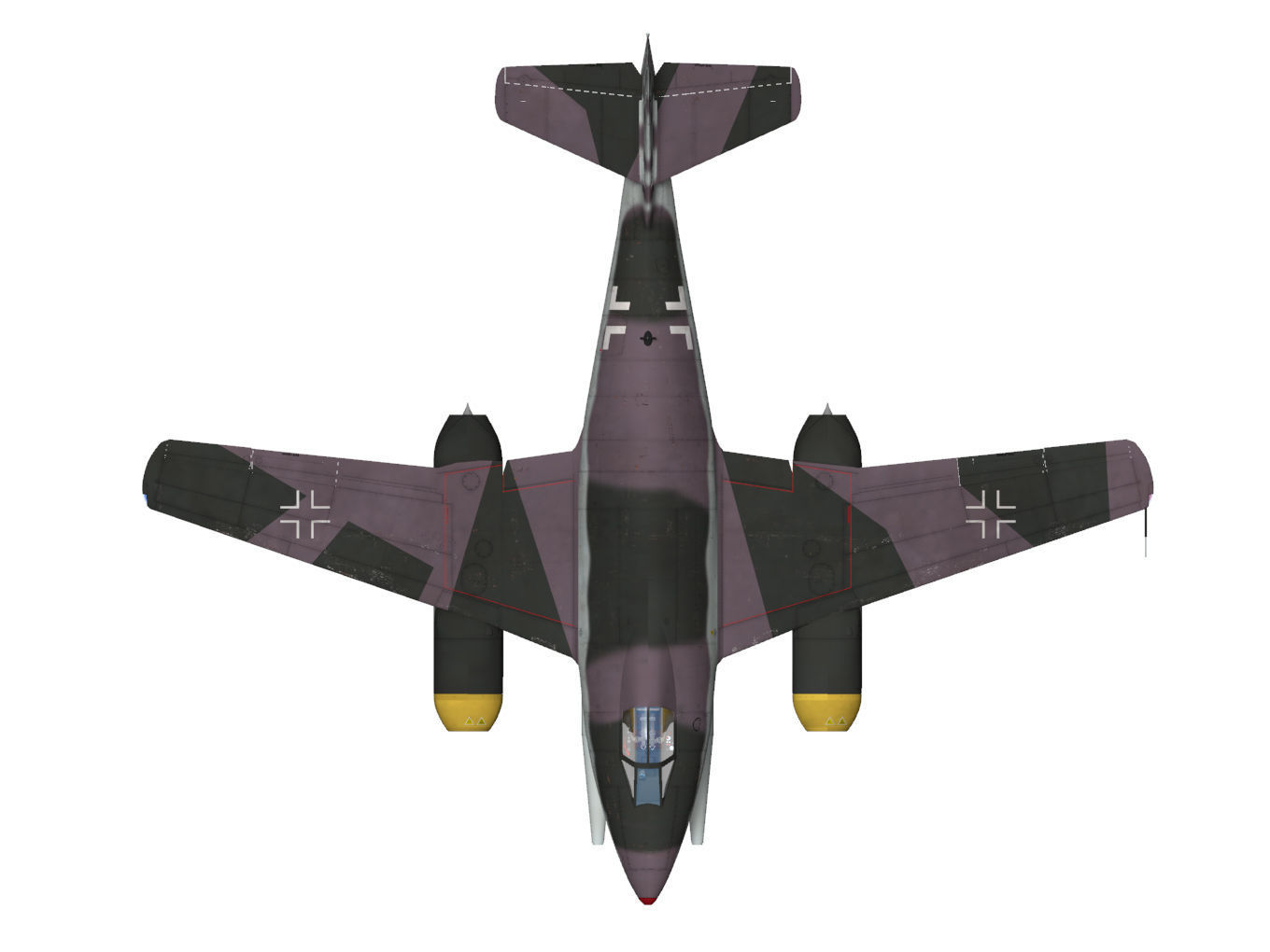 Messerschmitt Me 262 Schnellbomber 1a 3D model_10