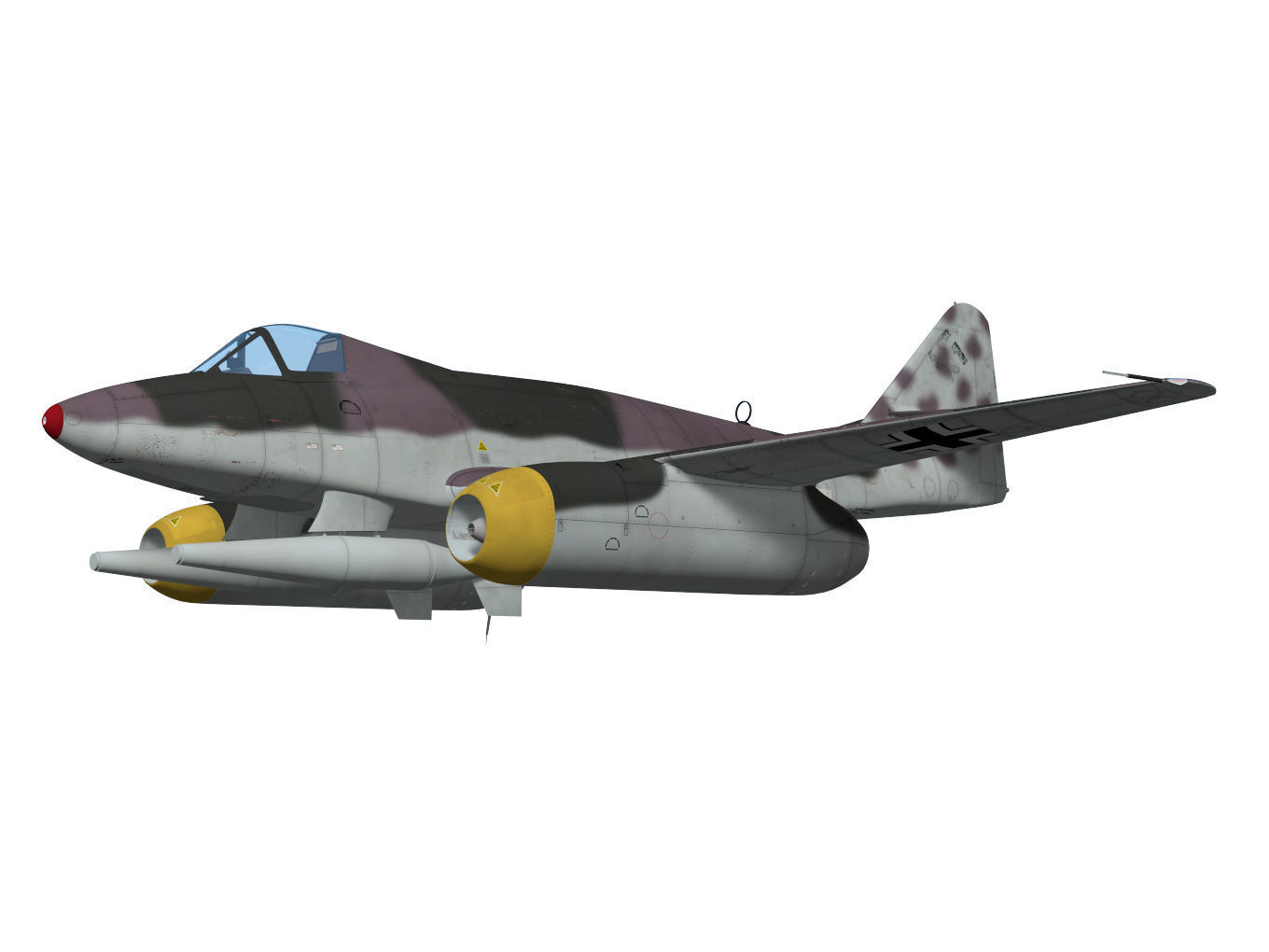 Messerschmitt Me 262 Schnellbomber 1a 3D model_5