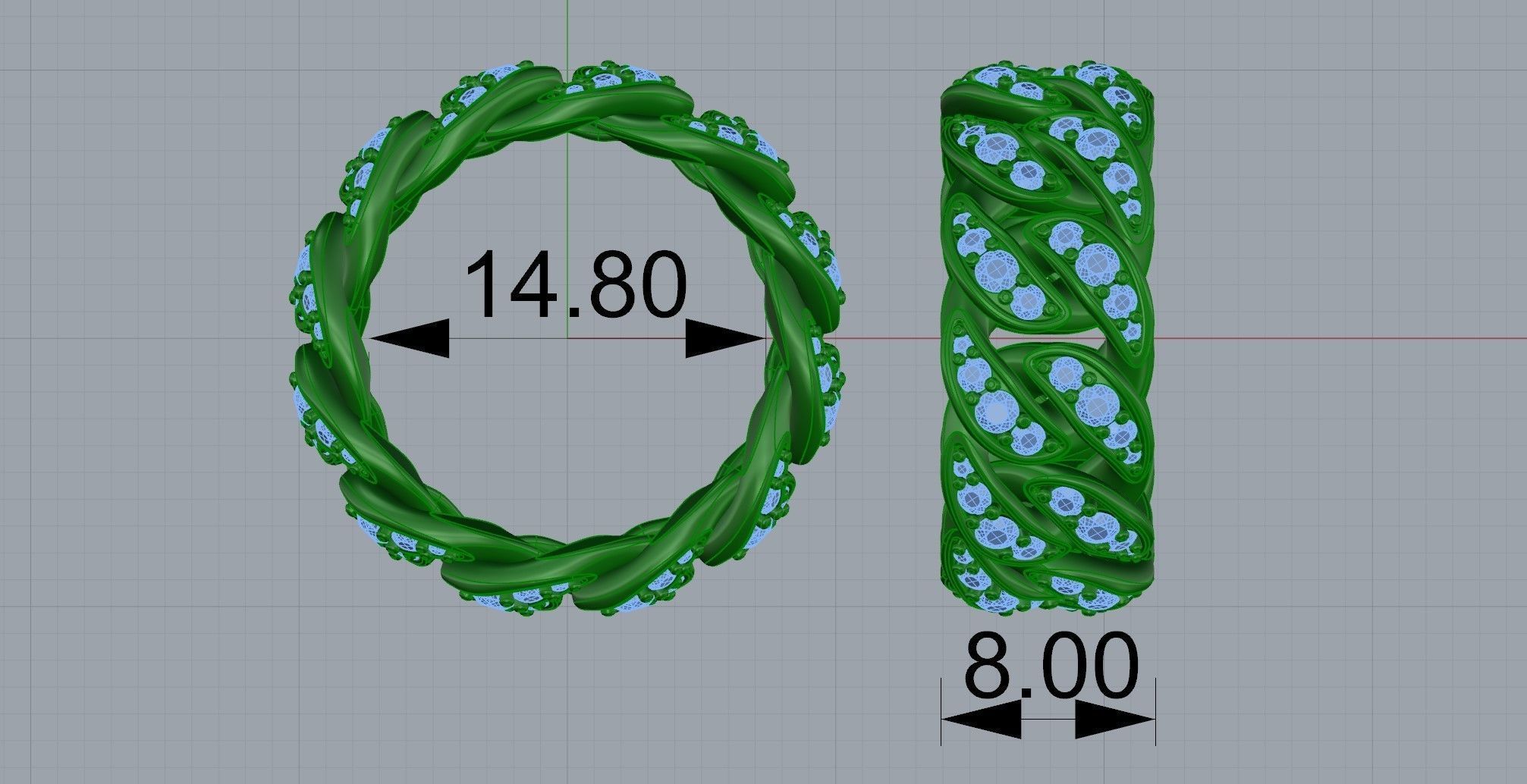 Gold N877 3D print model_4