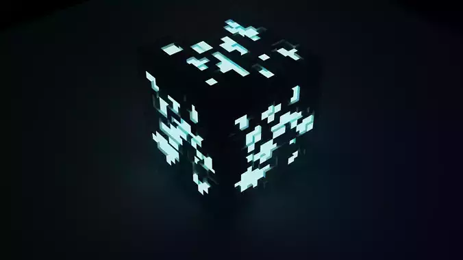 Diamond Block 3D model