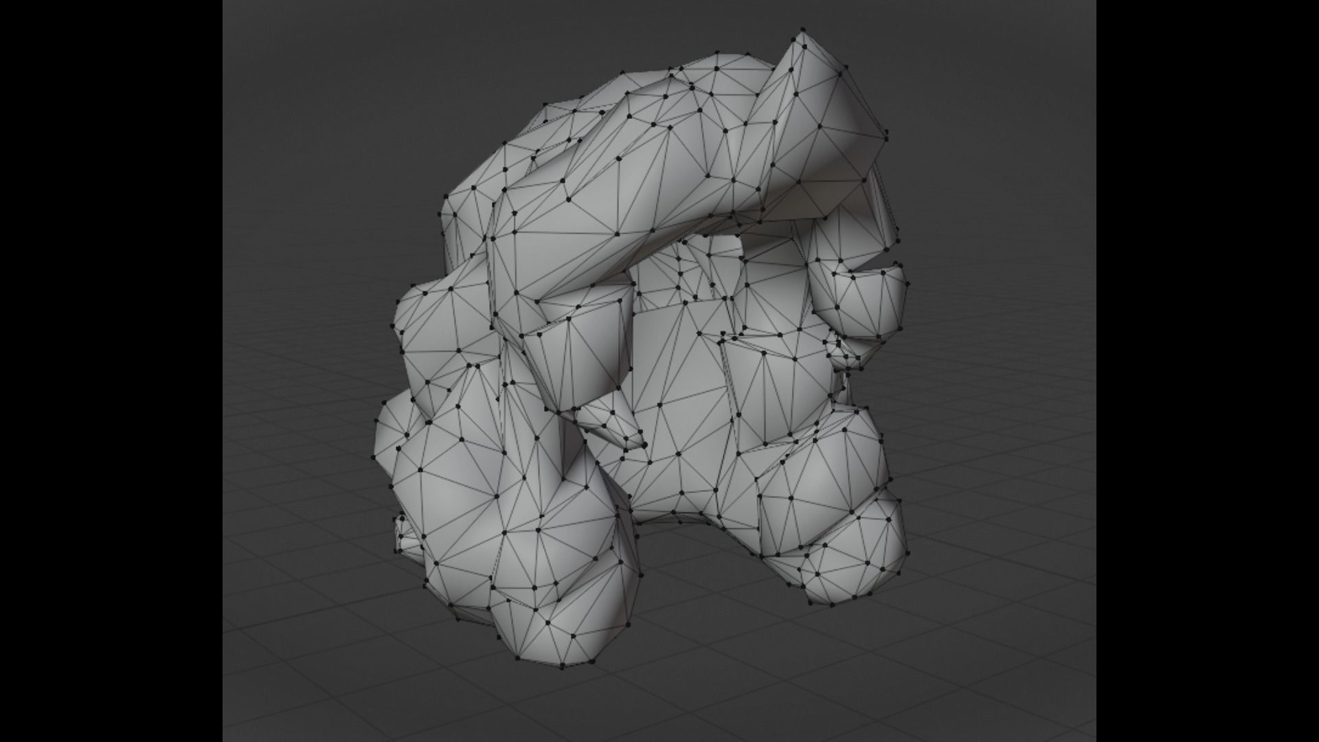 Girls Hairs Pack Low-poly 3D model_22