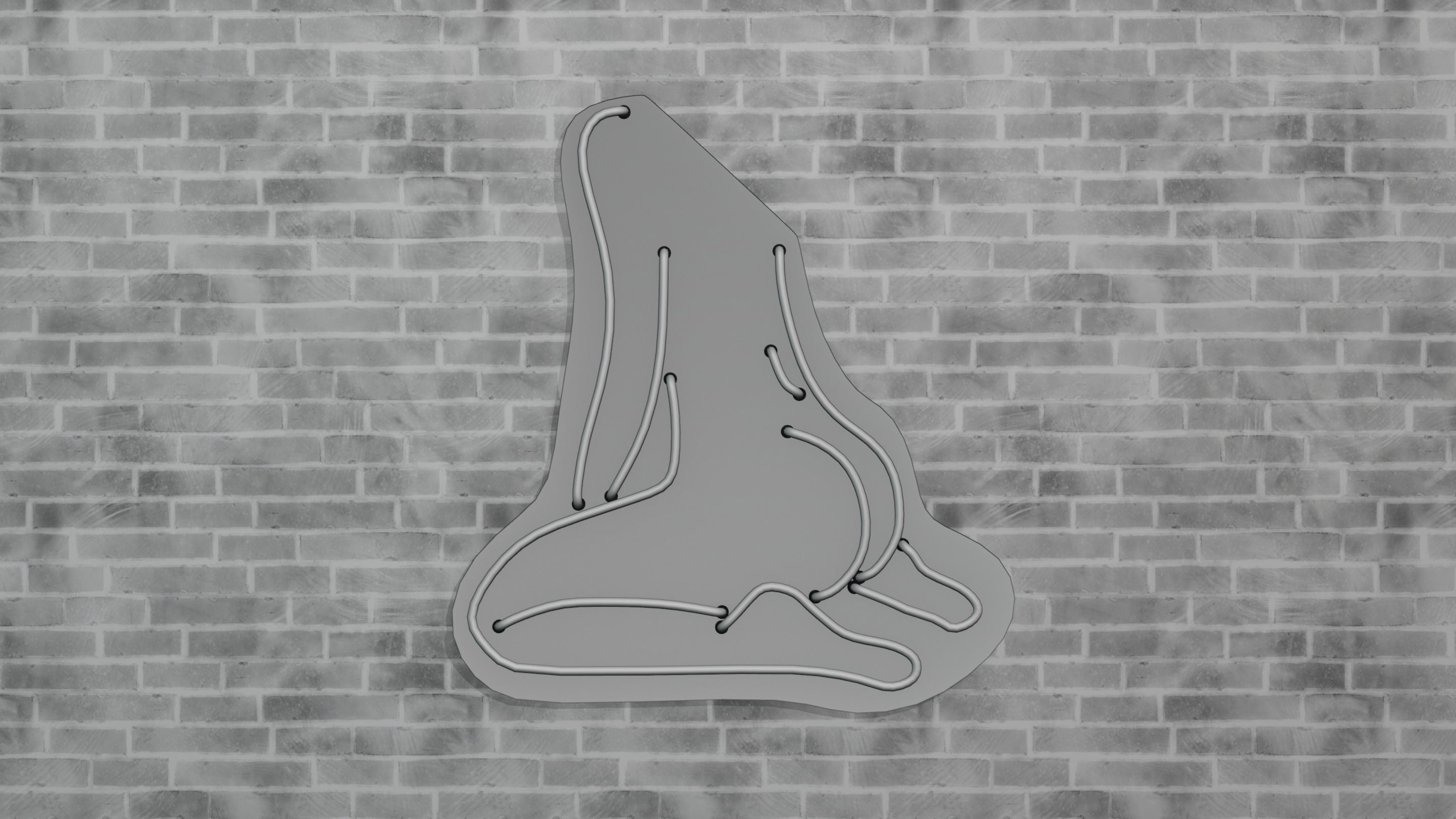 Neon 3D Model 14 - Body Shape 4 3D model_11